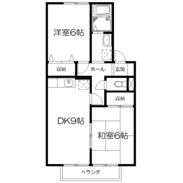 フラットエム（205） 間取り図画像