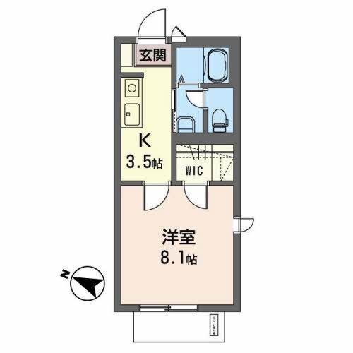 レゾンM（102） 間取り図画像