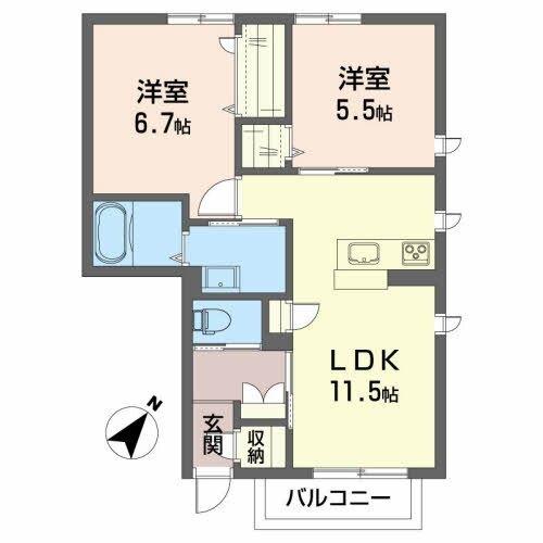 シャーメゾンゴッド（103） 間取り図画像