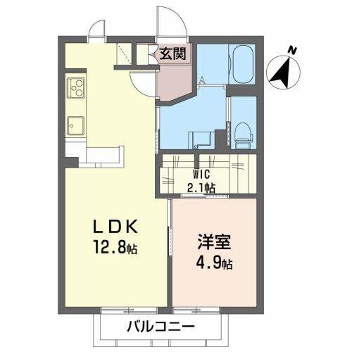 フレグランス・かわぐち（D101） 間取り図画像