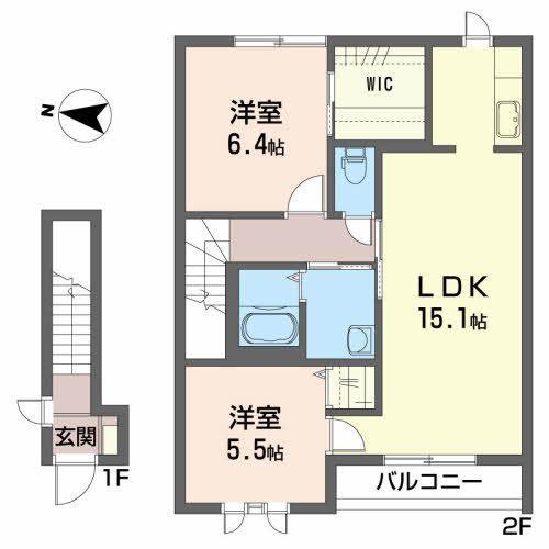 メゾン・ド・サラ（202） 間取り図画像