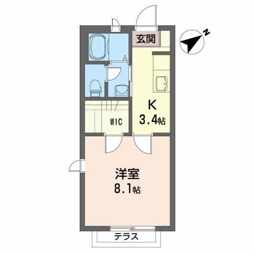 ファミール千田Ⅱ（C-101） 間取り図画像