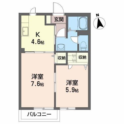 ドラゴンパークス（G102） 間取り図画像