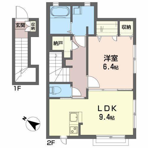 シャーメゾン ヴェッセル（201） 間取り図画像