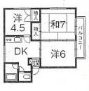 ハイム白銀B棟（205） 間取り図画像