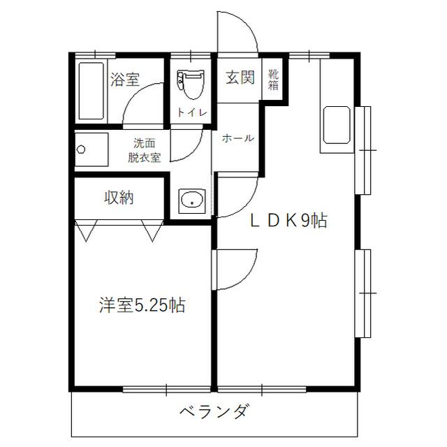 コーポユキ（2-A） 間取り図画像
