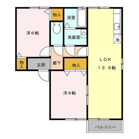 Ｃｏｕｒａｇｅ（203） 間取り図画像