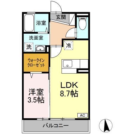 ヴィラ・ベルク（203） 間取り図画像
