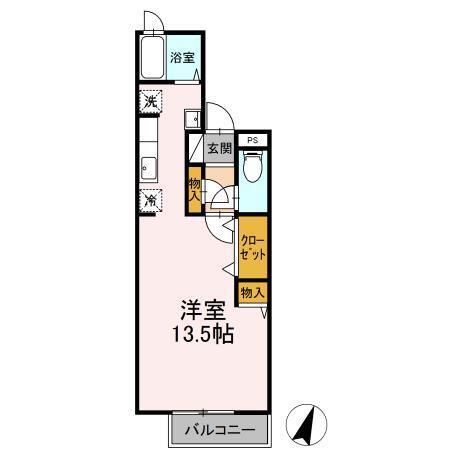 セジュールⅤＩＰ　ＩＮ　Ⅱ（102） 間取り図画像