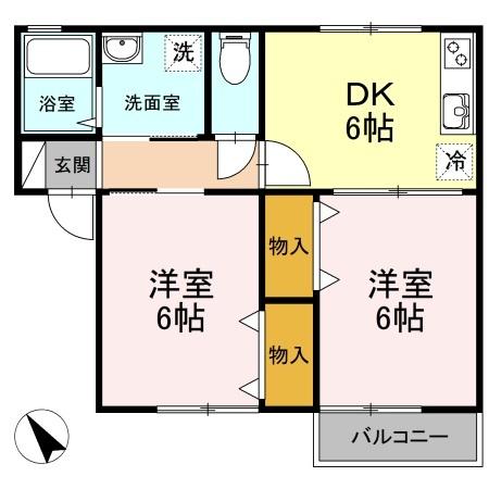 ＶＥＲＹ ＨＯＵＳＥ（102） 間取り図画像