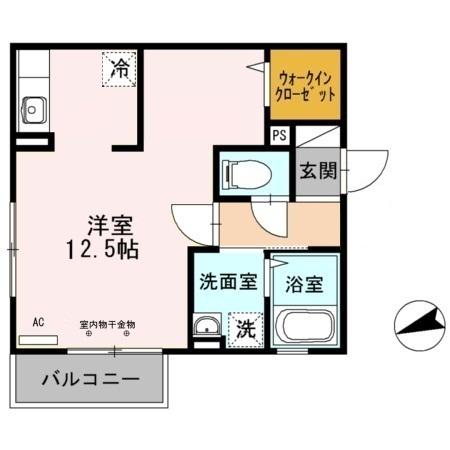 アゼリア吹上　Ｂ（201） 間取り図画像