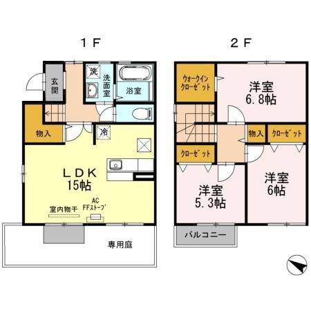 エルドラード　モモ（105） 間取り図画像