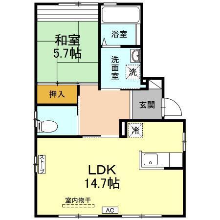 ルノアール（101） 間取り図画像