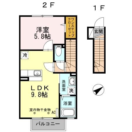 リヴィエールスクエア（203） 間取り図画像