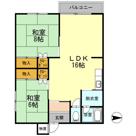 メゾンアスリート（001） 間取り図画像