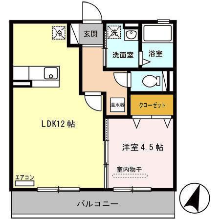 メゾン・ルーチェ（206） 間取り図画像