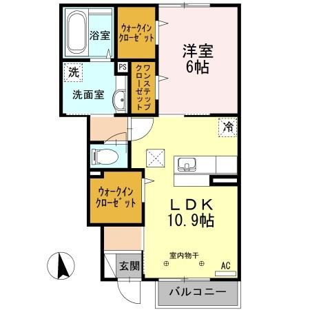 セジュールコウ（103） 間取り図画像
