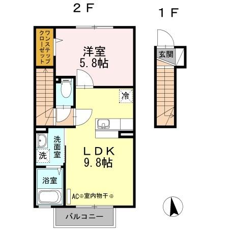 ハイネス城下（203） 間取り図画像
