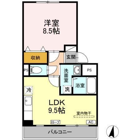 パシフィックレインボー（1207） 間取り図画像