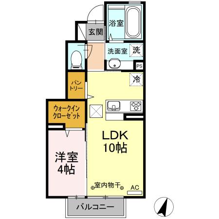 フラット テン（105） 間取り図画像