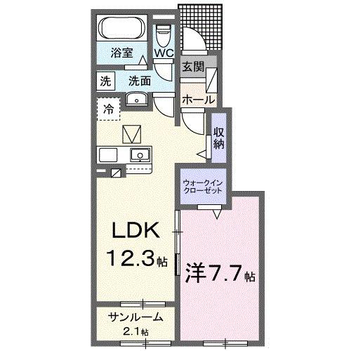 アヴァンティⅢ（104） 間取り図画像