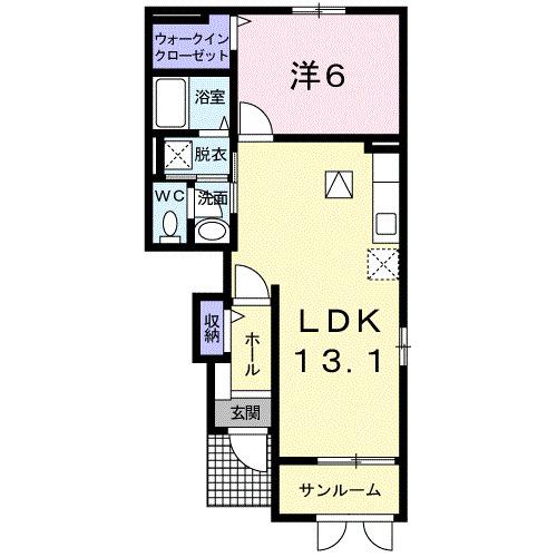メゾン・クレール（104） 間取り図画像