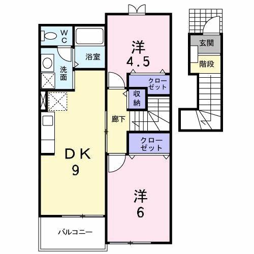 ソール・オリエンス　Ｄ（203） 間取り図画像