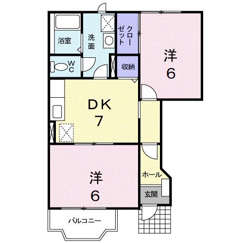 ローバストブリッジ（101） 間取り図画像