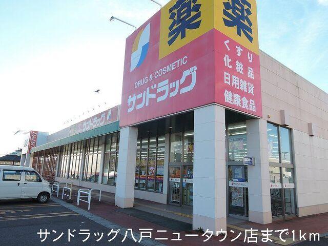サンドラッグ八戸ニュータウン店：1000m