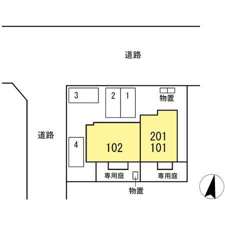 サン・クレスト（102） 駐車場