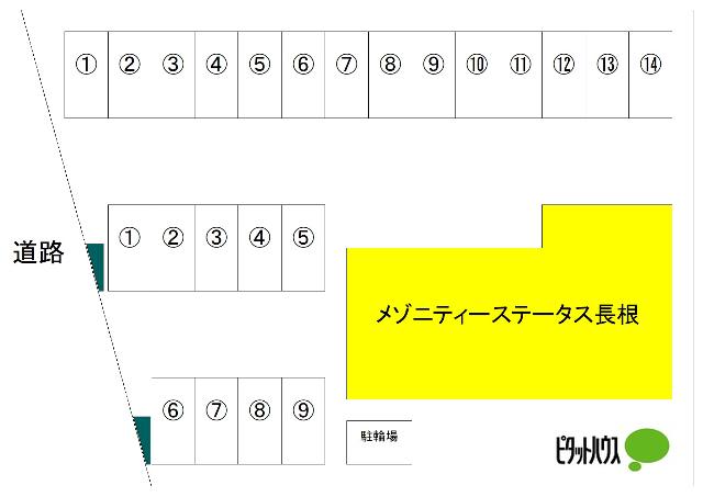 ステータス長根（103） 駐車場