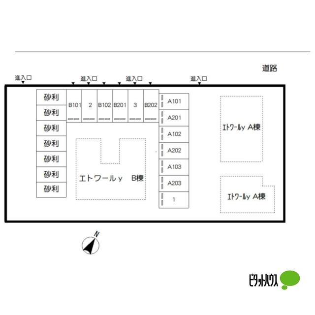 エトワールy（B102） 駐車場