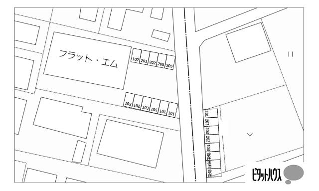 フラットエム（205） 駐車場