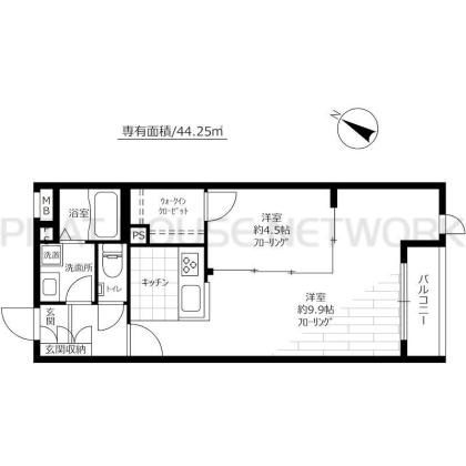  間取り図写真