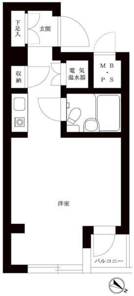 ペガサスマンション本郷（504） 間取り図画像