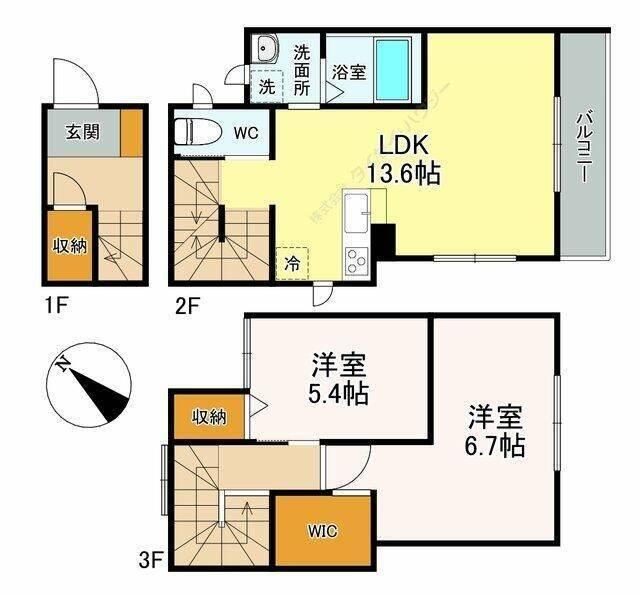  間取り図写真