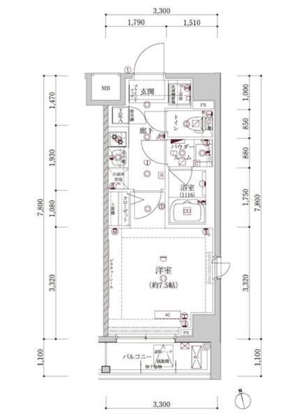  間取り図写真