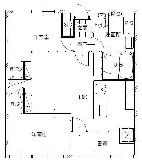  間取り図写真