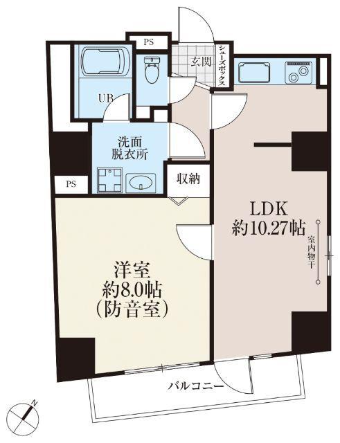 白山レジデンス（401） 間取り図画像