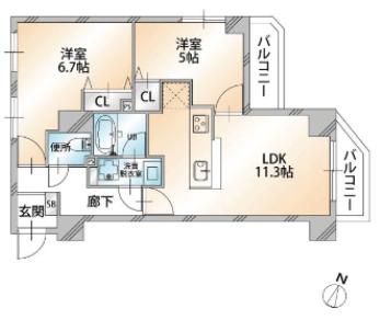  間取り図写真