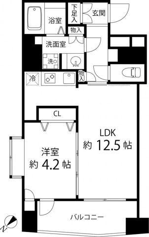 レニール本駒込（601） 間取り図画像