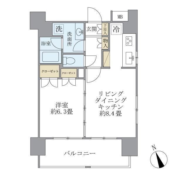 エコロジー白山レジデンス（903） 間取り図画像