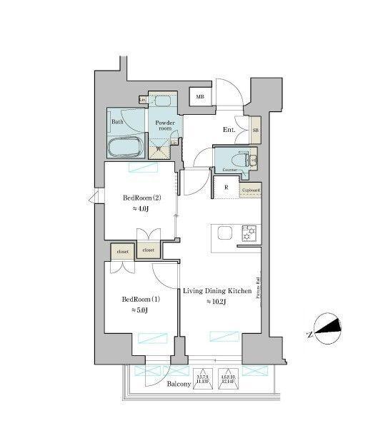 Ｂｒｉｌｌｉａ　ｉｓｔ　御茶ノ水（501） 間取り図画像