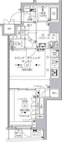 セジョリ東大前（1101） 間取り図画像