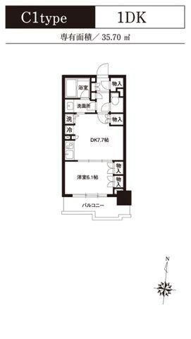 レジディア御茶ノ水（403） 間取り図画像