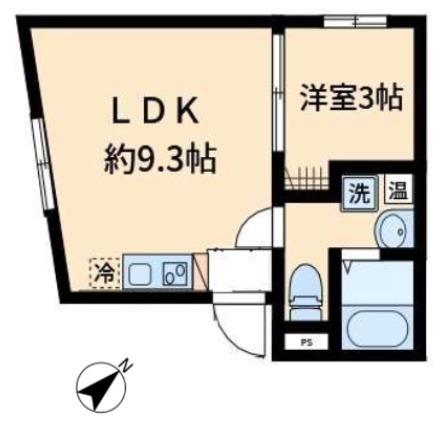オモチ・デ・センゴク（501） 間取り図画像