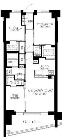 シティテラス文京小石川（308） 間取り図画像