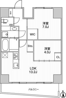ALTERNA文京湯島（1402） 間取り図画像