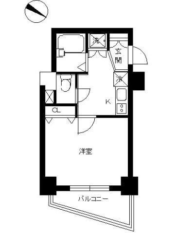 スカイコート後楽園壱番館（903） 間取り図画像