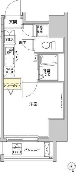 ＶＩＤＡ文京本郷（1101） 間取り図画像